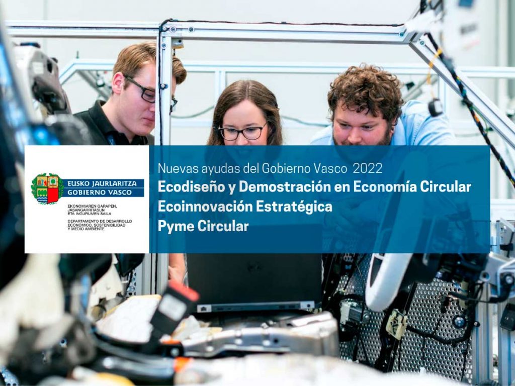 Programa de ayudas del Gobierno Vasco 2022 Ecoinnovación - Grunver Sostenibilidad